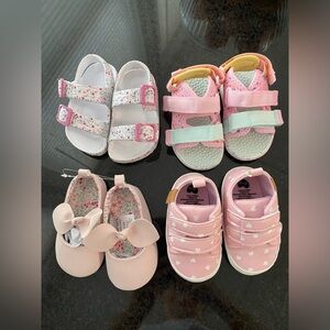 Lot of Toddler Girl Shoes.